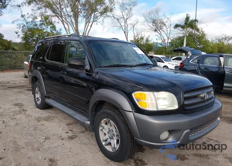 2004 Toyota Sequoia Sr5 V8 z USA, uszkodzony, nr VIN 5TDZT34A04S228666